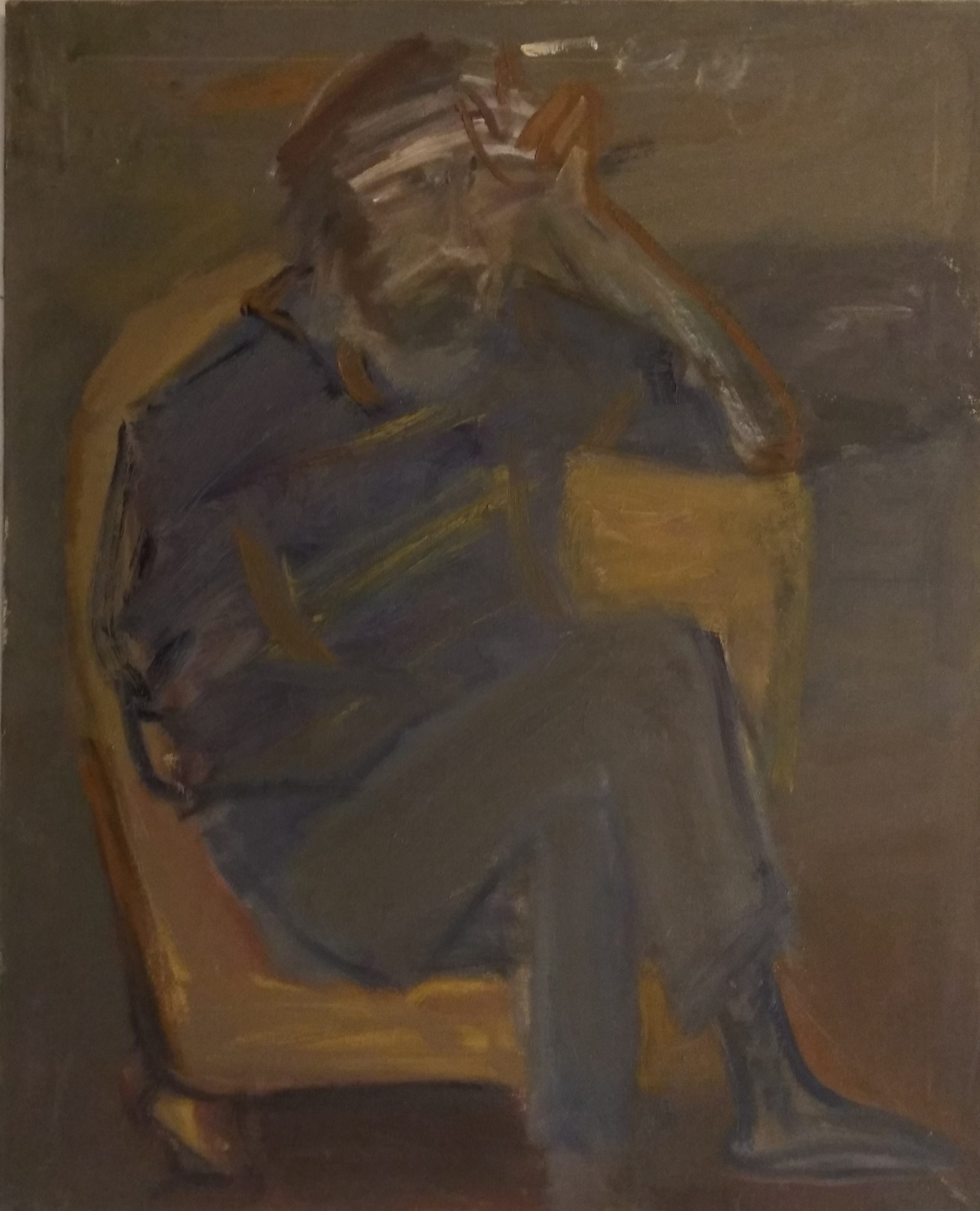 Юлия Линцбах - Портрет Александра Румянцева в кресле
