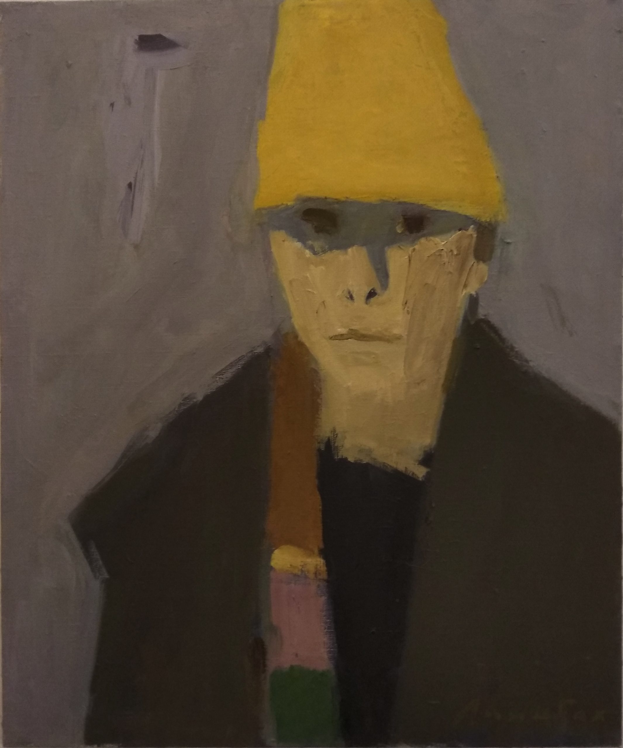 Юлия Линцбах - Автопортрет в жёлтой шапке