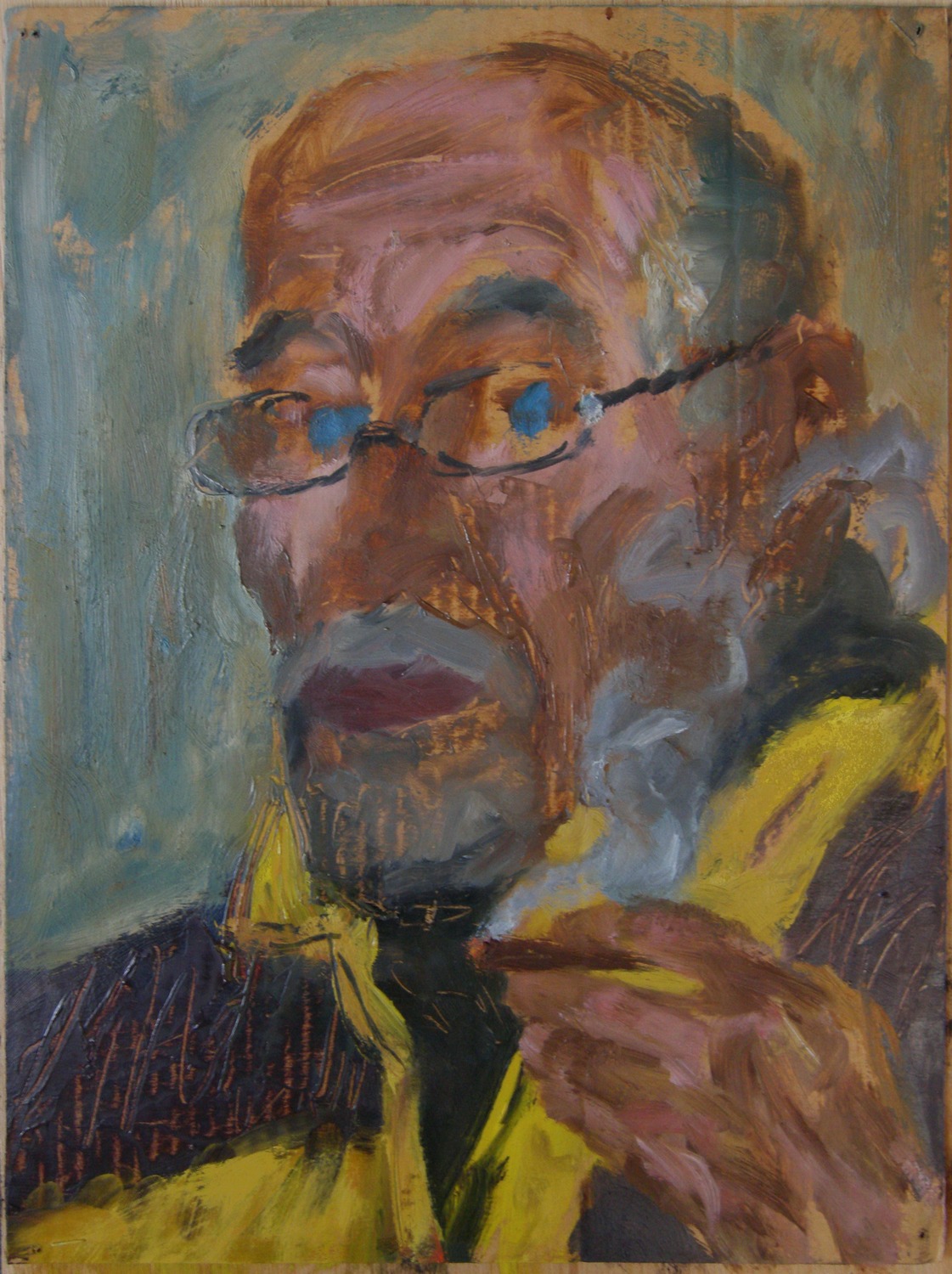 Георгий Мудренов - Жорес Телов (этюд к портрету)
